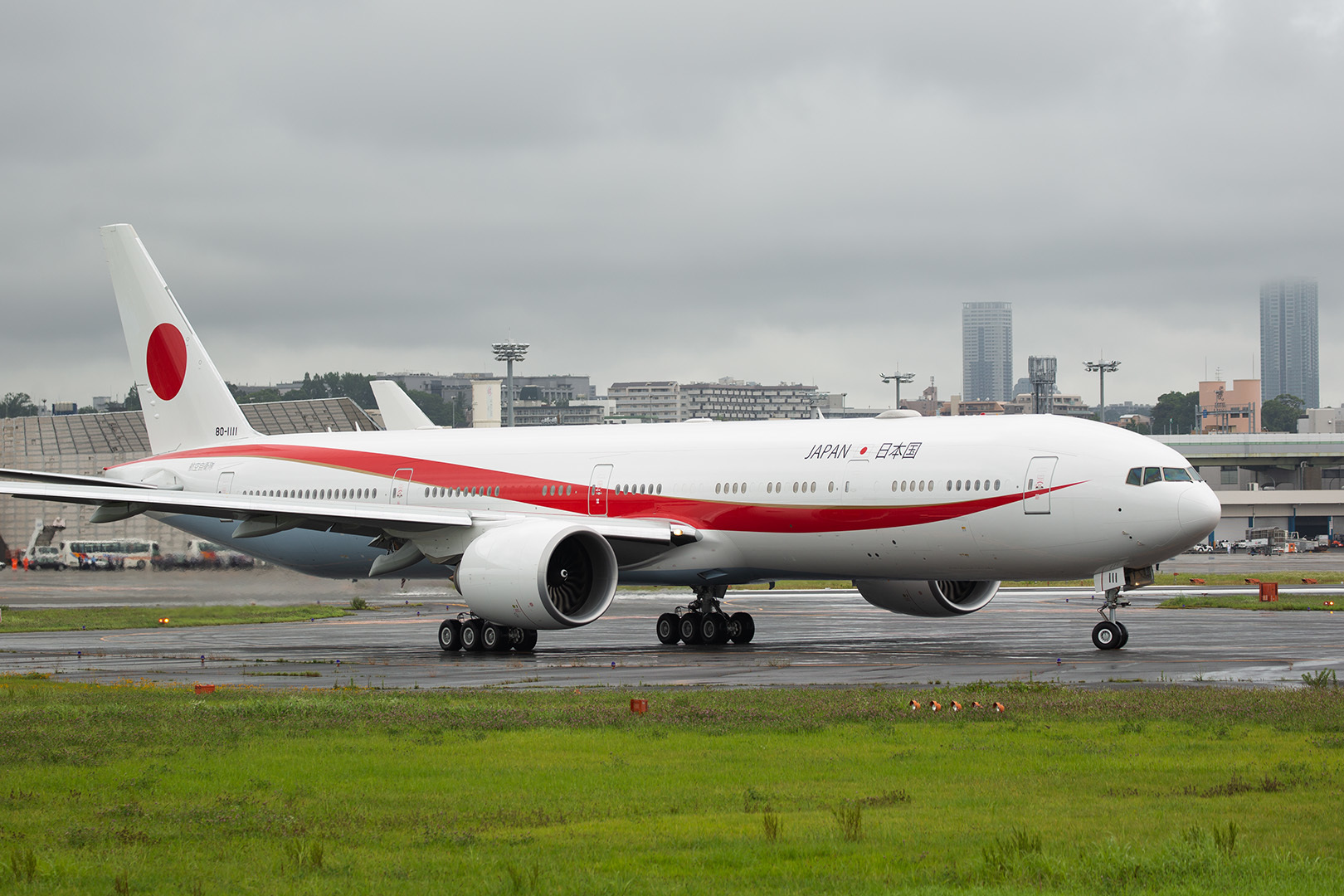 政府専用機 その２（伊丹空港 猪名川土手）_a0003166_01113302.jpg