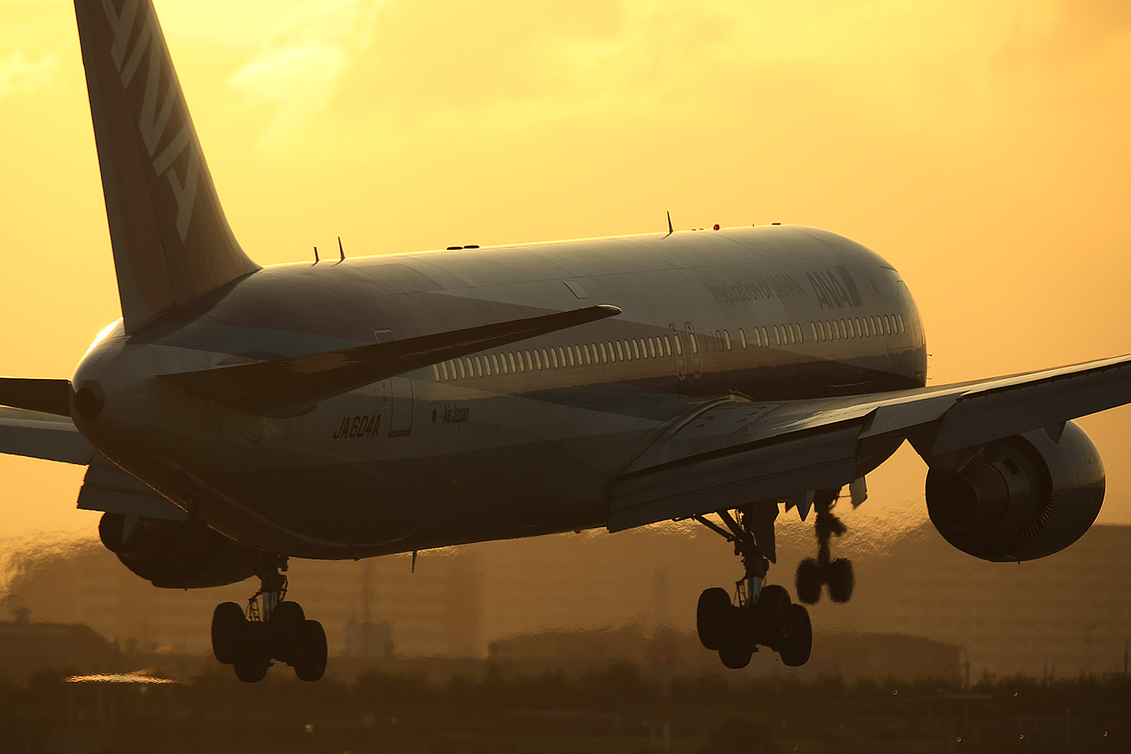 Ｂ７６７ （伊丹空港 千里川）_a0003166_0492471.jpg
