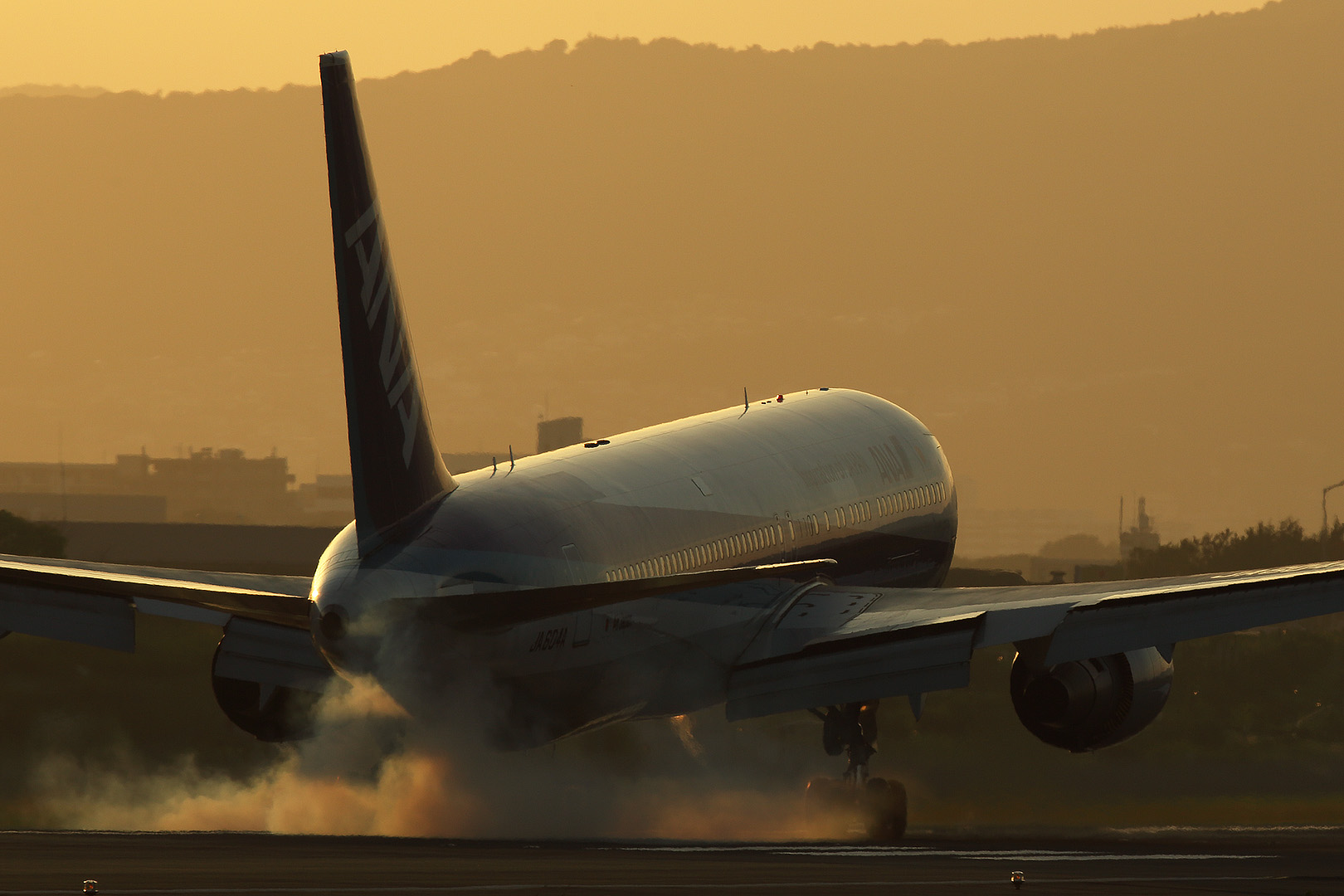 Ｂ７６７ （伊丹空港 千里川）_a0003166_0492790.jpg