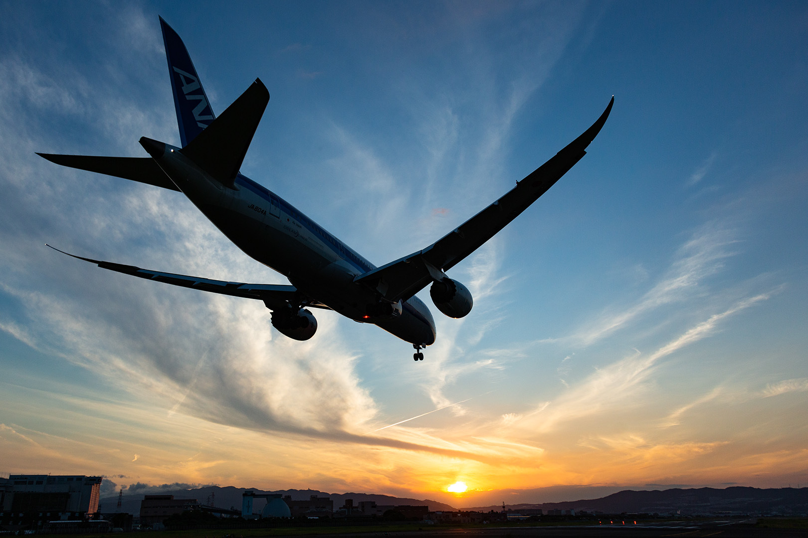 大阪空港　飛行機　夕焼け　その４_a0003166_09004926.jpg