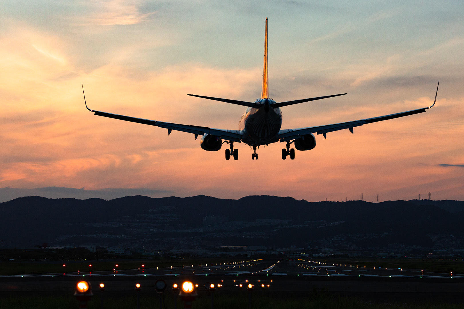 大阪空港　飛行機　夕焼け　その５_a0003166_09015051.jpg