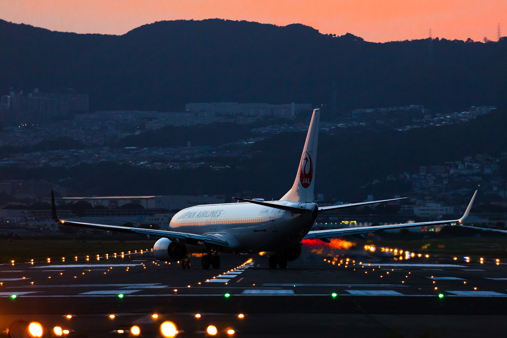 大阪空港　飛行機　夕焼け　その６_a0003166_09023383.jpg
