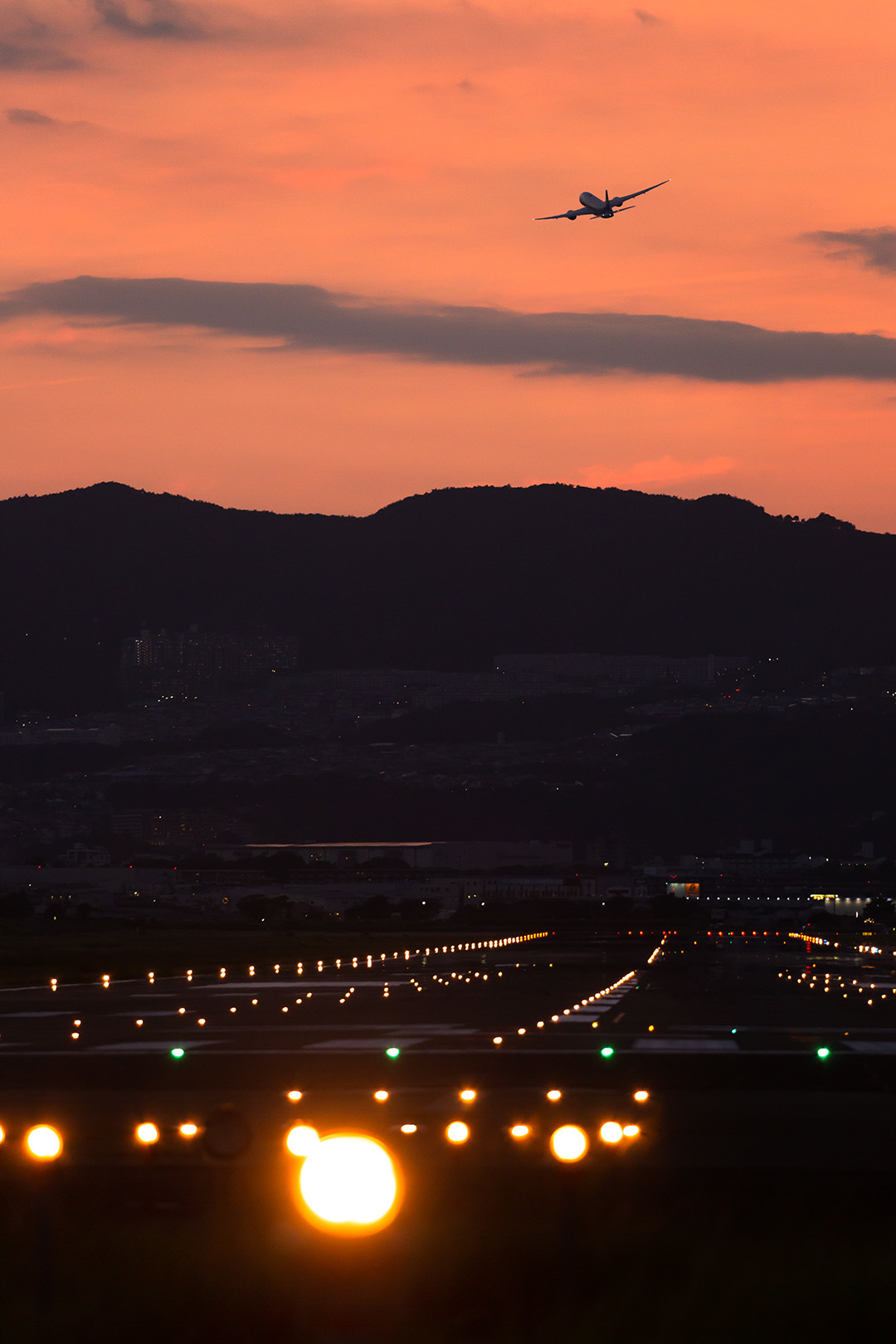 大阪空港　飛行機　夕焼け　その６_a0003166_09023402.jpg