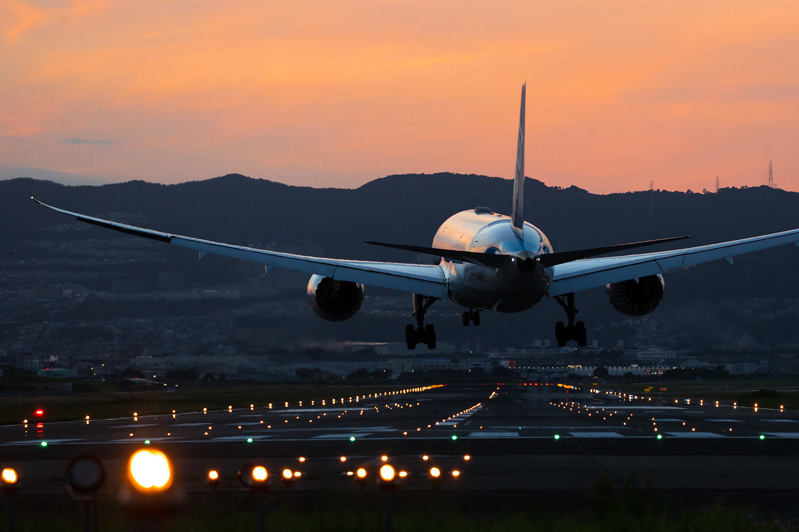 大阪空港　飛行機　夕焼け　その６_a0003166_09023466.jpg