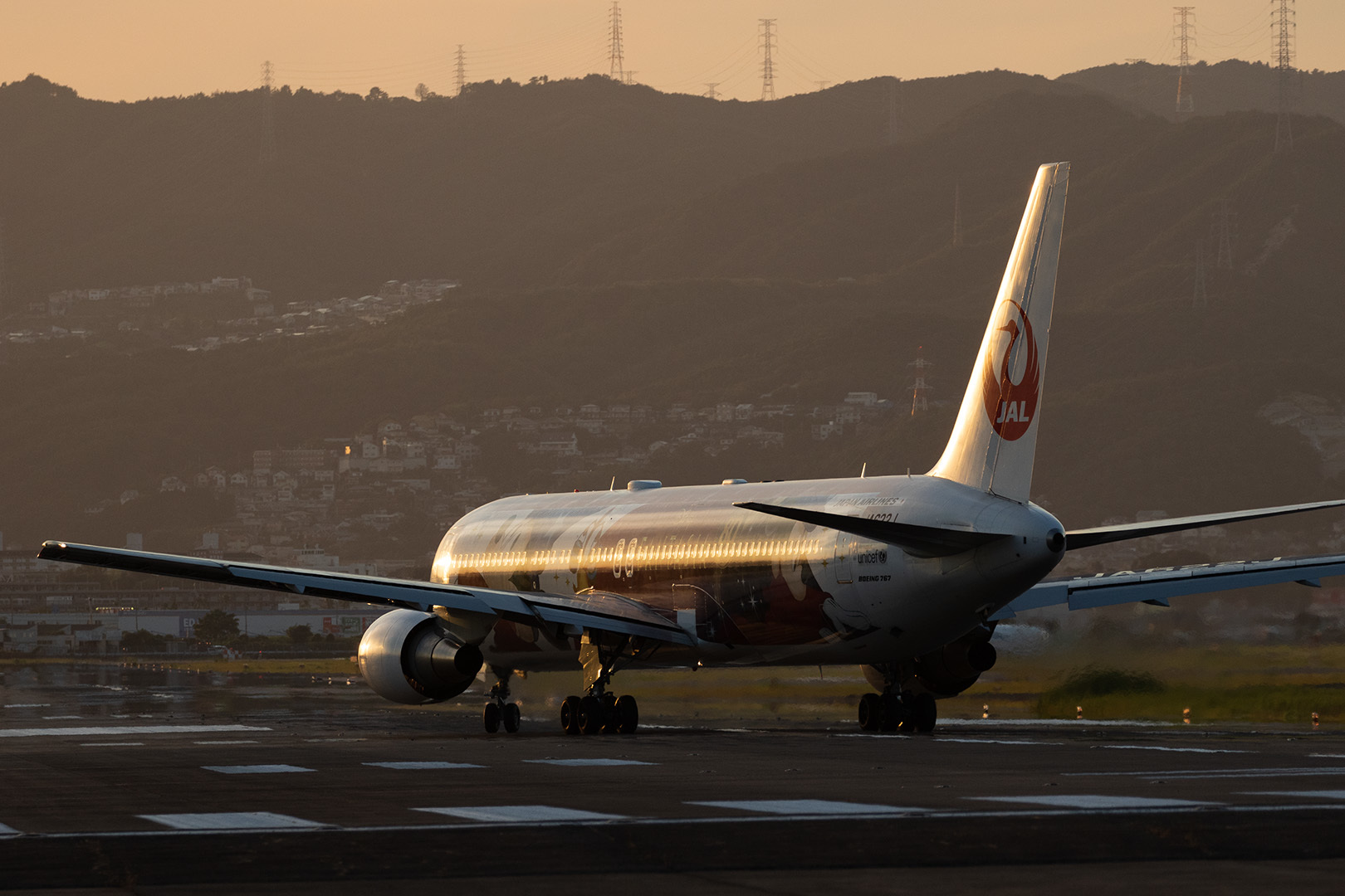 大阪空港　飛行機　夕焼け　その６_a0003166_09023493.jpg