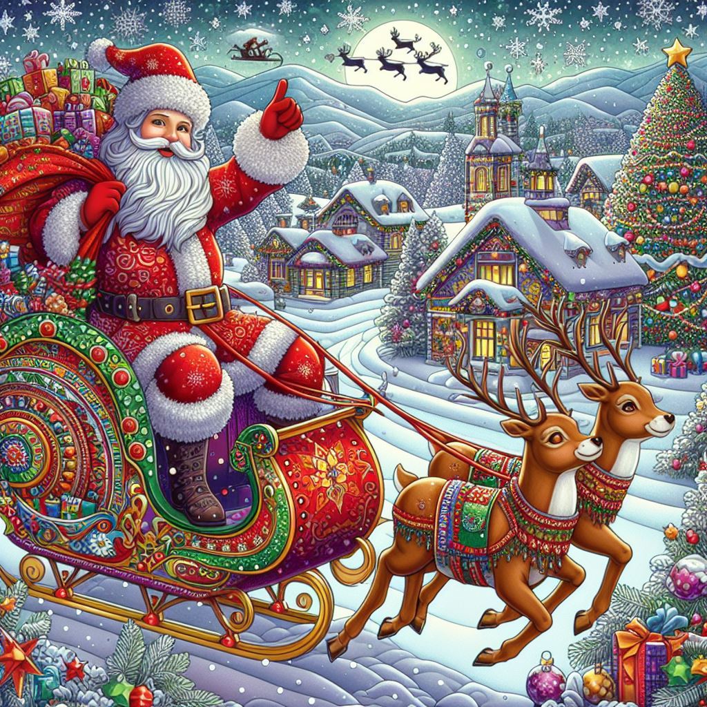 bing chatにクリスマスの絵を描いてもらった_a0003166_09544231.jpg