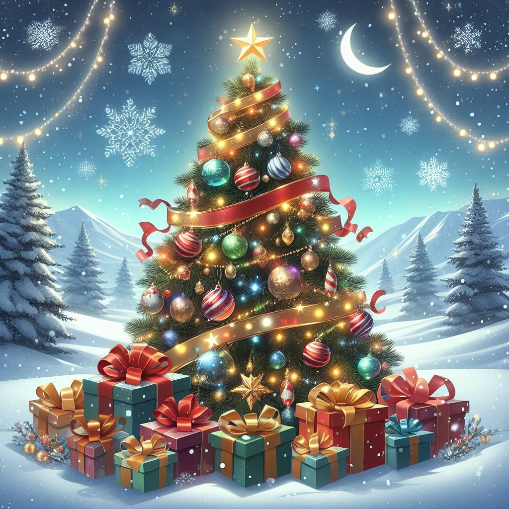 bing chatにクリスマスの絵を描いてもらった_a0003166_09575701.jpg