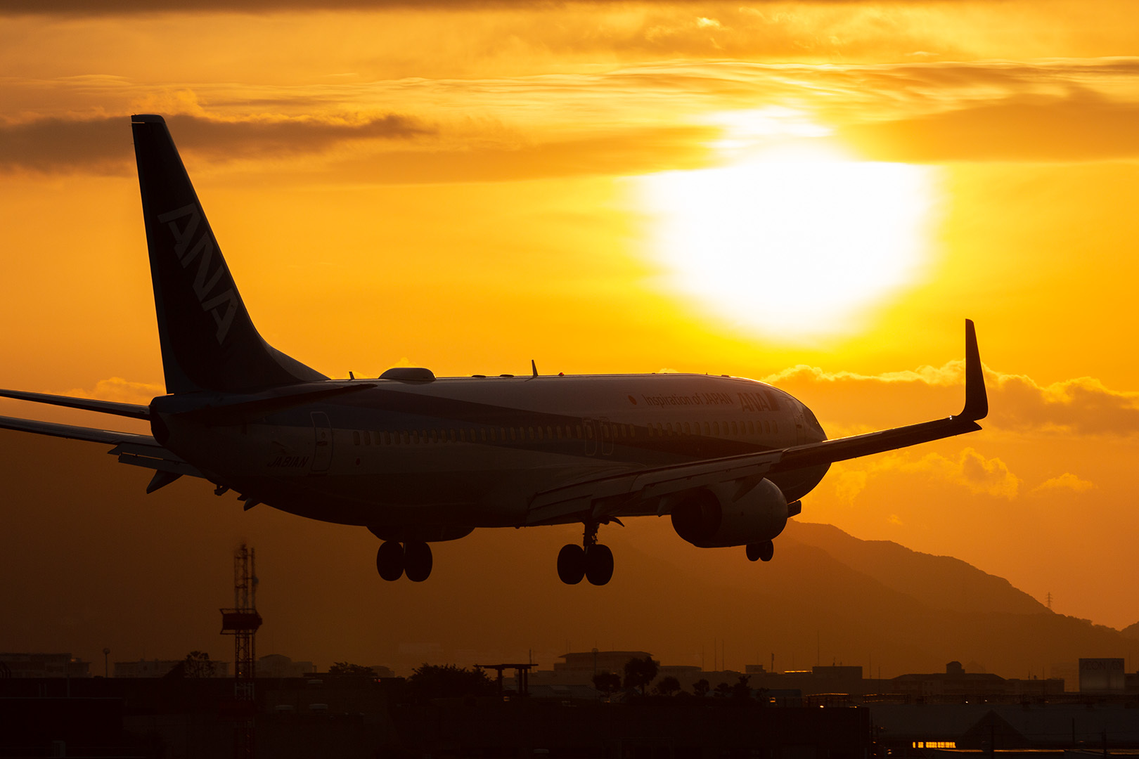 大阪空港 伊丹空港 夕焼け_a0003166_11153661.jpg