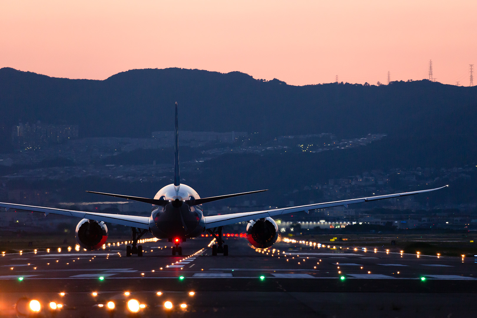 大阪空港　夕焼け_a0003166_11405033.jpg