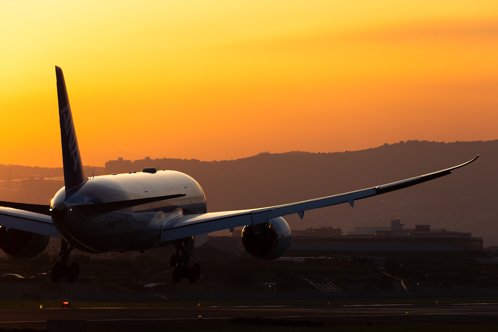 大阪空港 伊丹空港 夕焼け_a0003166_11475444.jpg