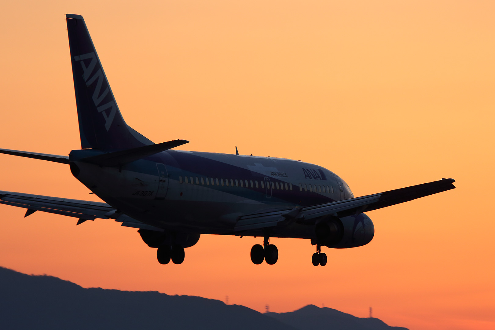 大阪空港 （５月１１日 夕焼け 千里川）_a0003166_12123267.jpg