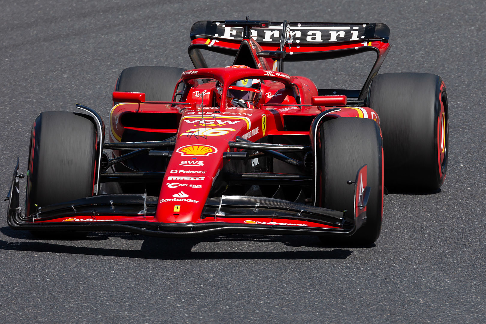 F1 日本GP レコノサンスラップ フェラーリ ルクレール、サインツ_a0003166_12304770.jpg