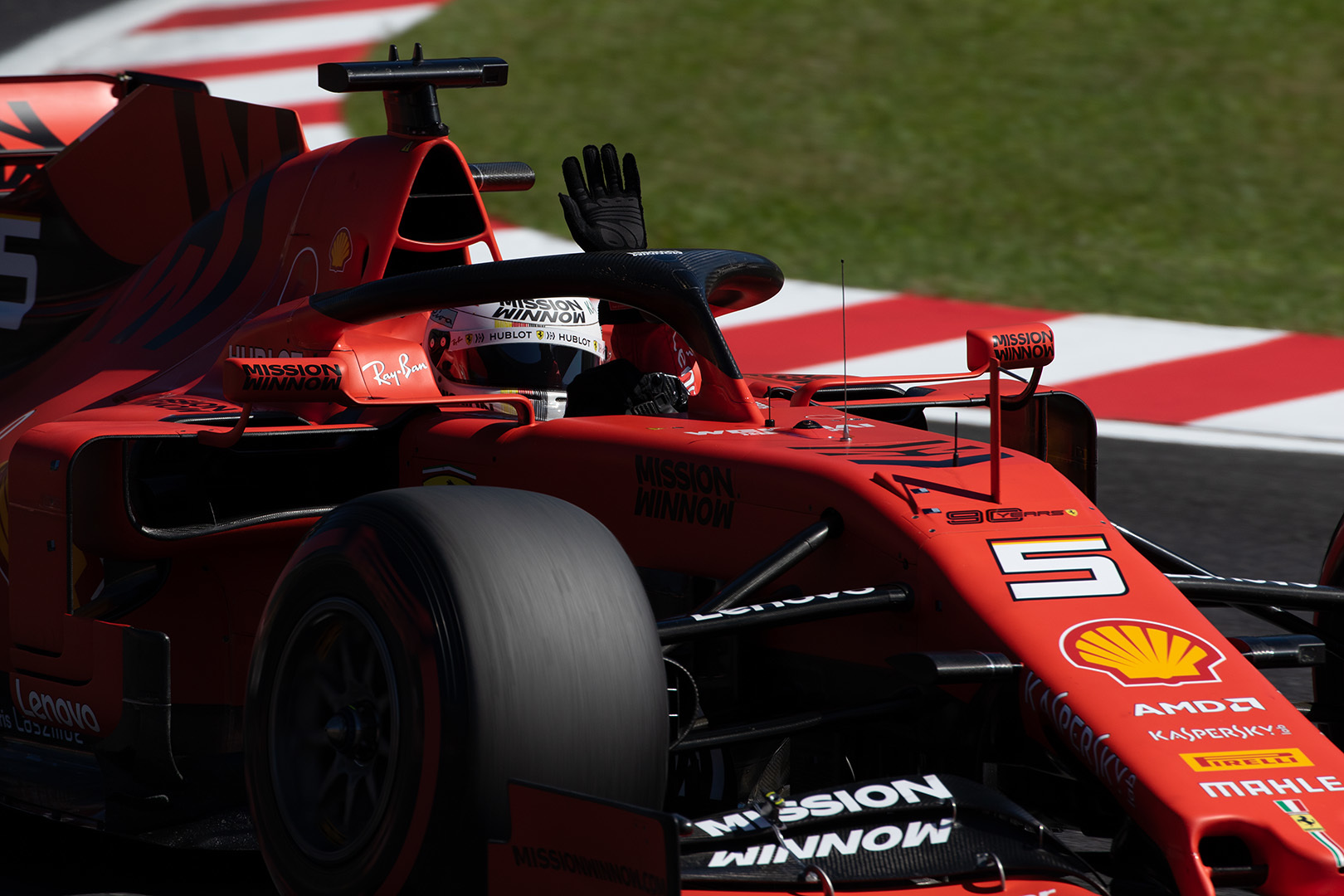 Ｆ１ 予選 その１ フェラーリ ベッテル_a0003166_13484213.jpg