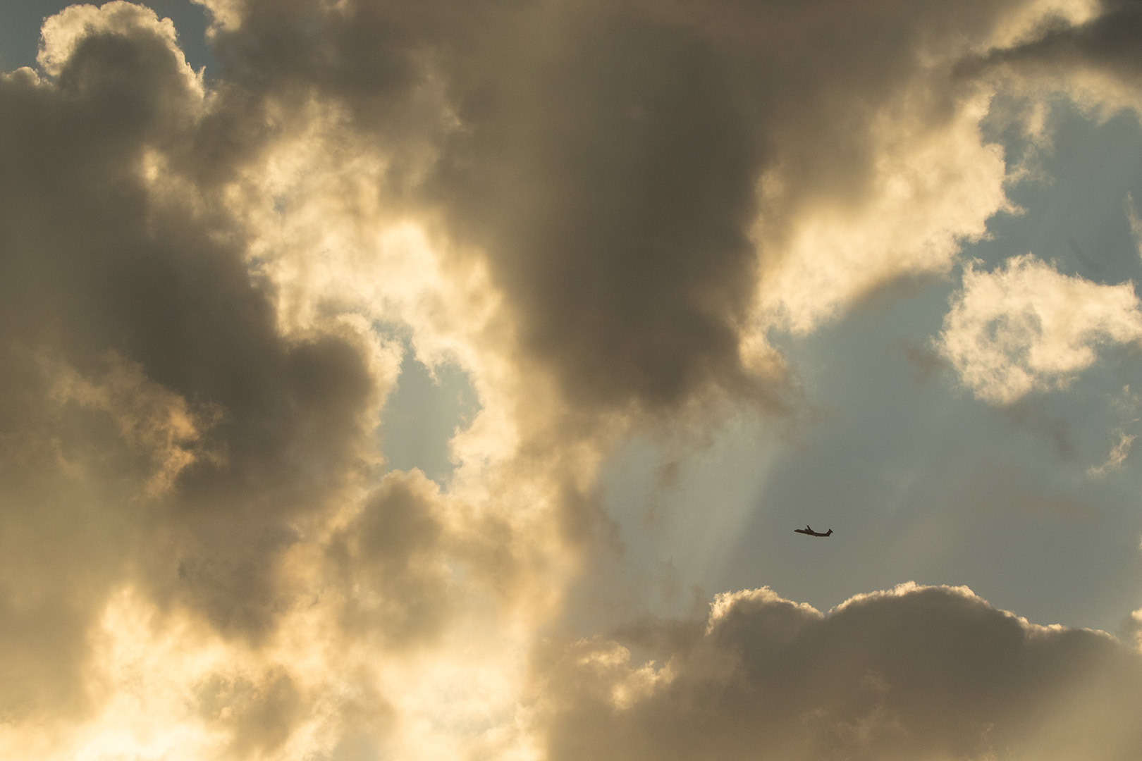 飛行機　夕焼け　雲_a0003166_14184516.jpg