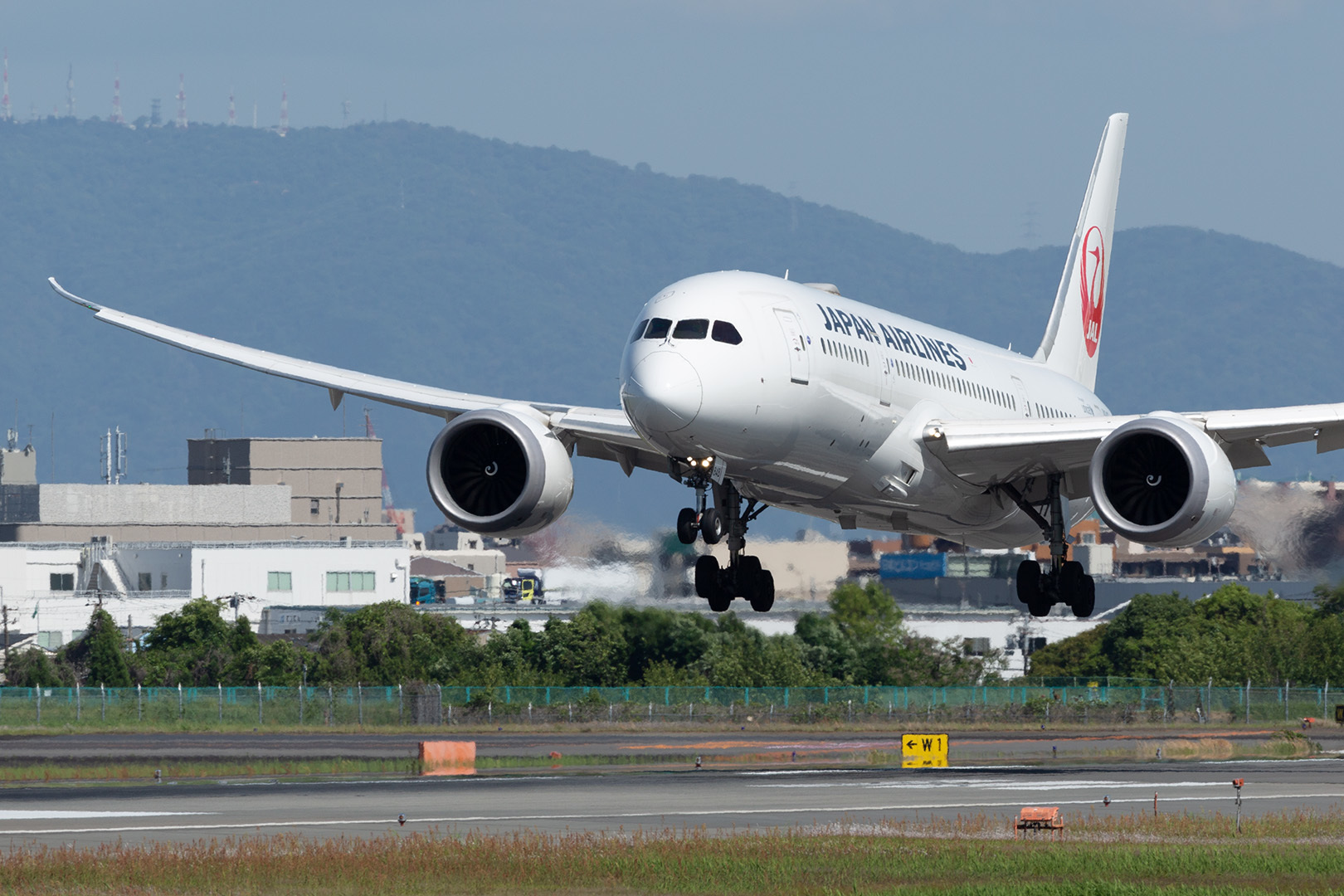 B787 JAL ANA  着陸など（大阪空港 伊丹空港 伊丹スカイパーク）_a0003166_15125148.jpg
