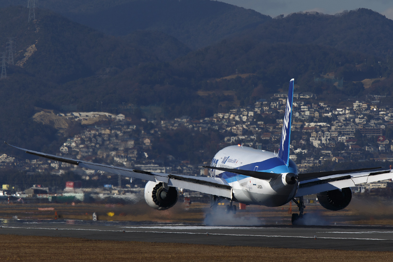 飛行機　（伊丹空港 スカイパーク、千里川）_a0003166_16194418.jpg
