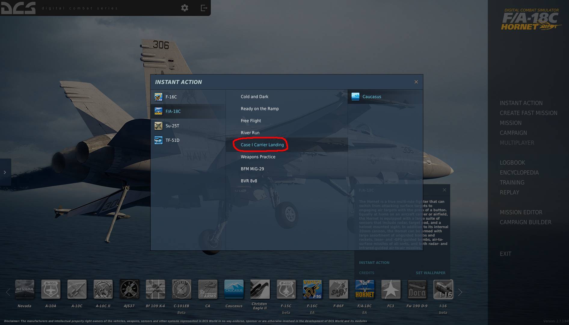 DCS F/A18C 空母着艦＆発艦のやり方メモ_a0003166_18045010.jpg