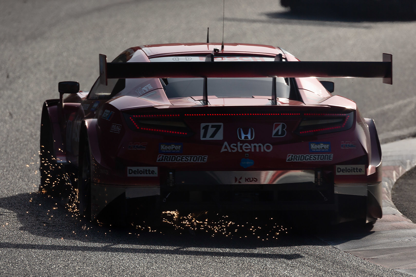 火花 （Astemo NSX-GT SUPER GT 岡山テスト）_a0003166_19411358.jpg