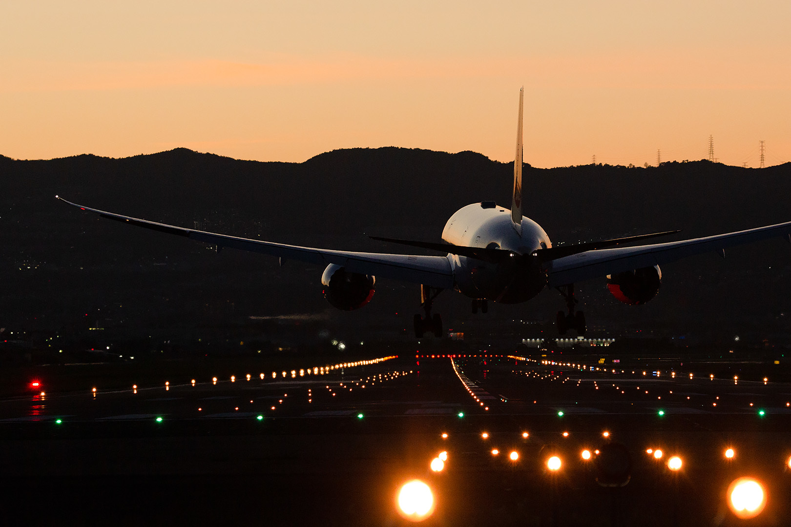 夕焼け　大阪空港　その３_a0003166_22160540.jpg