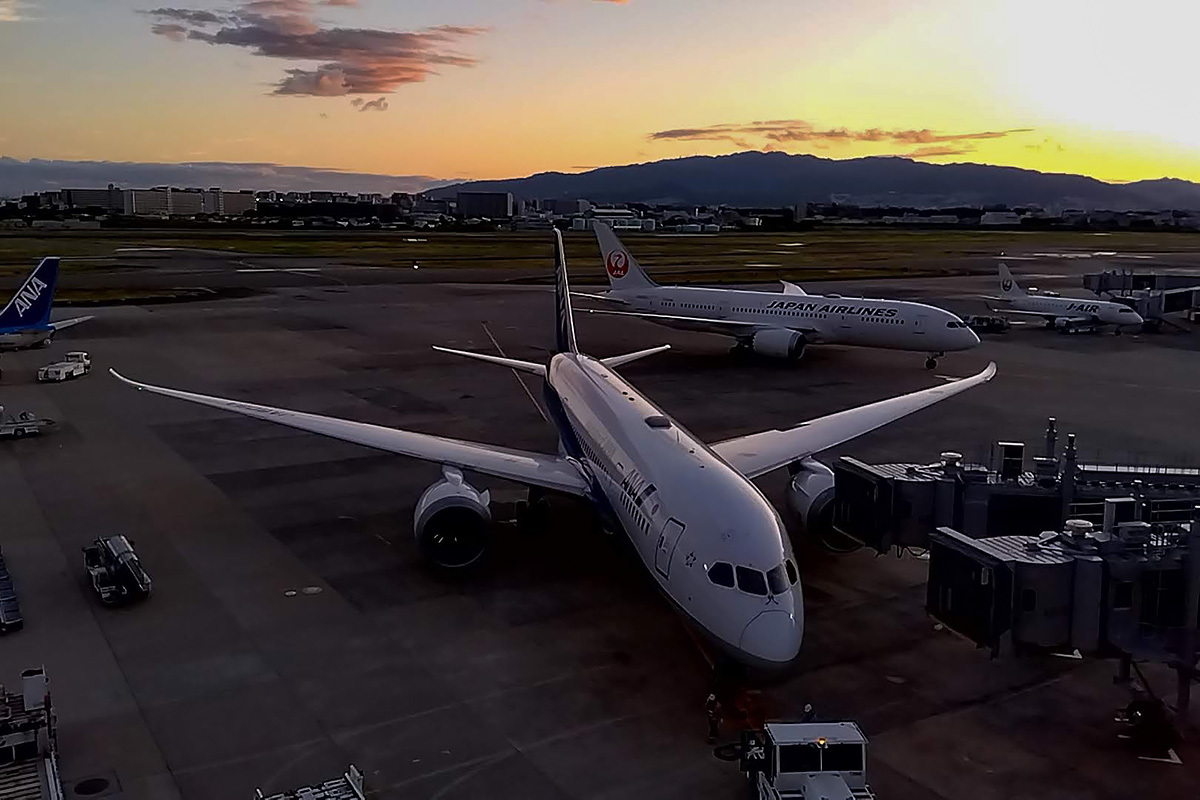 夕焼け　Ｂ７８７ _a0003166_23065755.jpg
