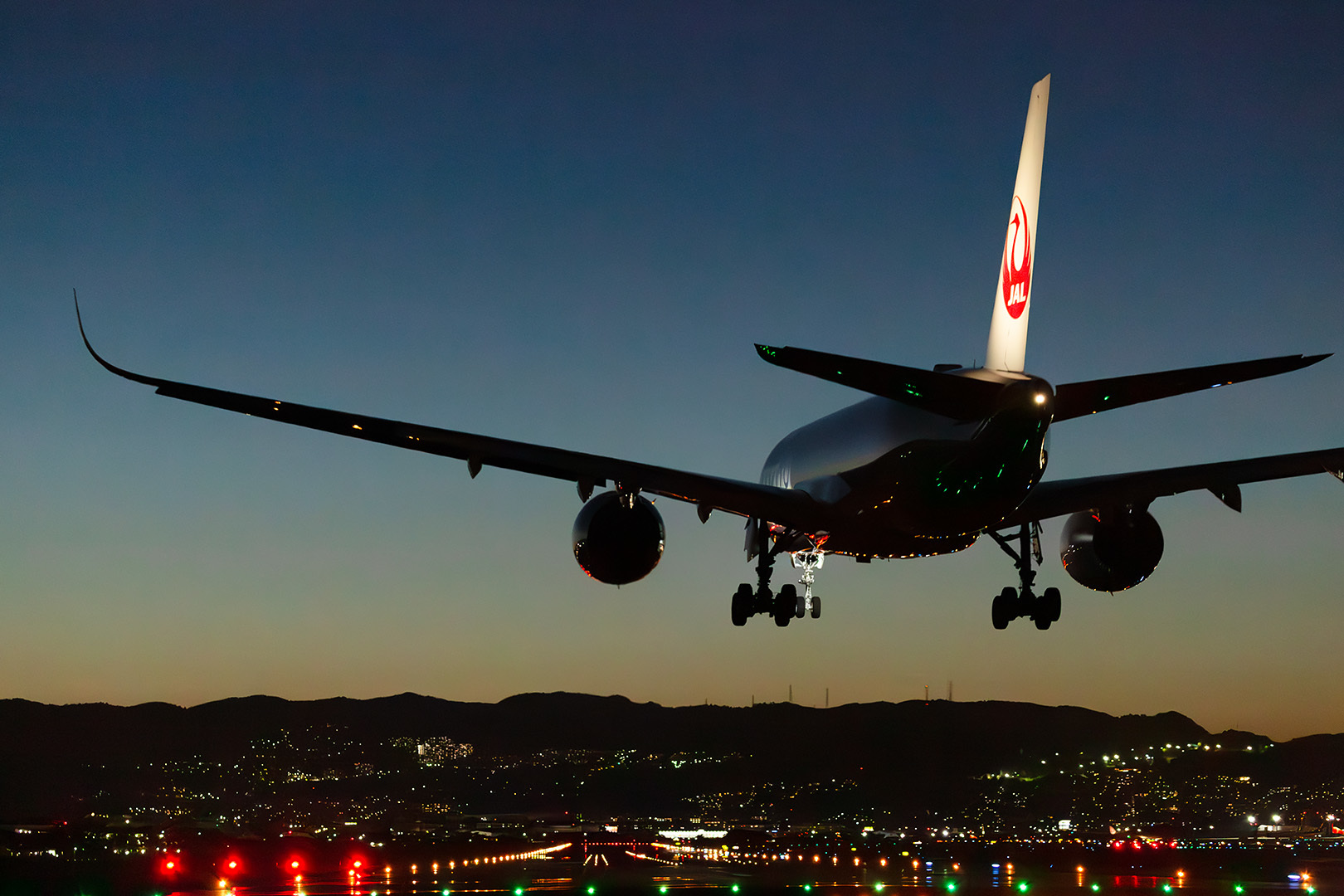 大阪空港 千里川 夕焼け Ａ３５０_a0003166_23075005.jpg