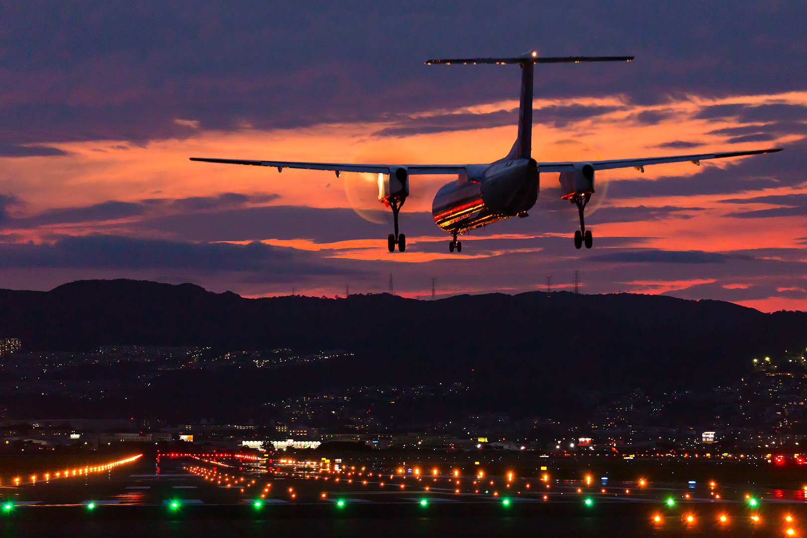 夕焼け　大阪空港　その９_a0003166_23111698.jpg