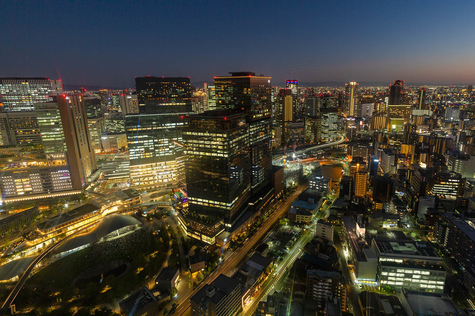 スカイビルからの夜景_a0003166_23132123.jpg