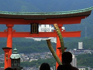 世界遺産に落書き　厳島神社でも？_a0003166_23533270.jpg