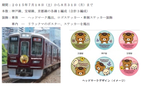 阪急電車リラックマヘッドマークは６種類 → 撮り鉄たちのコンプリート欲を掻き立てる_a0003166_23563542.jpg